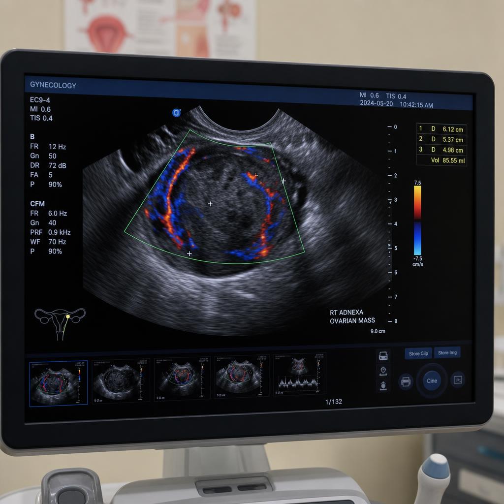Adnexal ultrasound with Doppler for ovarian torsion delayed diagnosis expert witness
