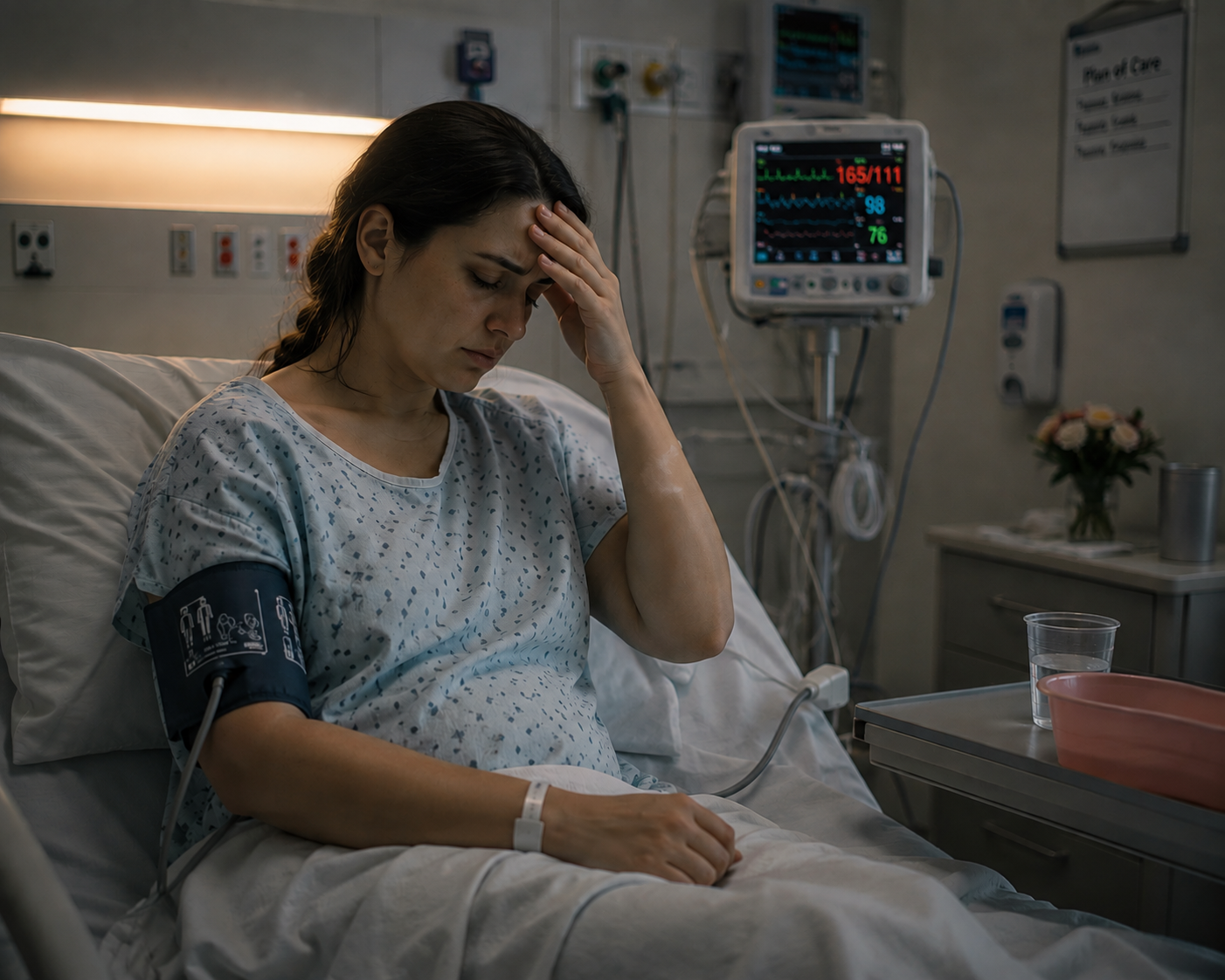 Blood pressure monitoring in pregnancy for preeclampsia expert witness